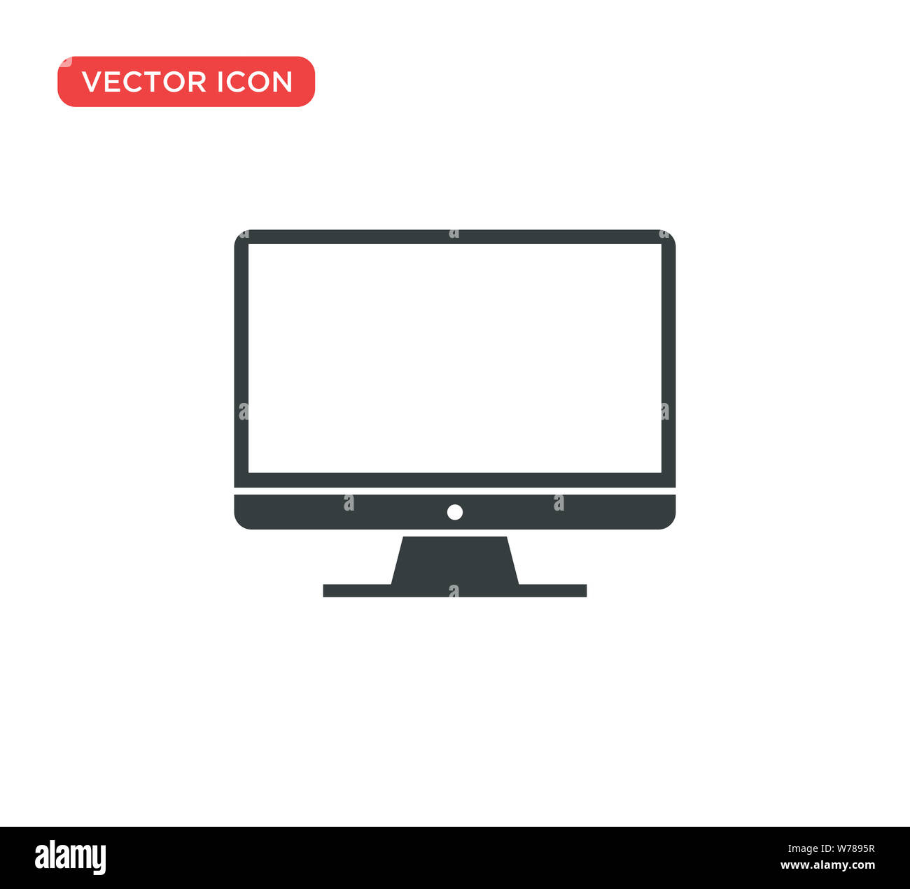 L'icône moniteur Vector Illustration Design Banque D'Images