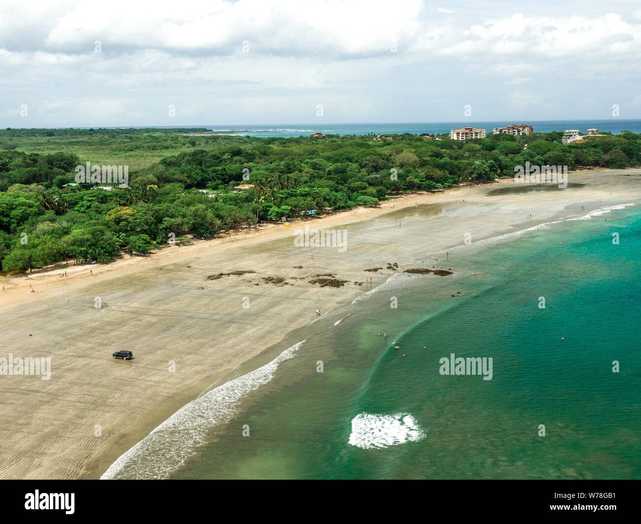 Plage de Tamarindo, Costa Rica Banque D'Images