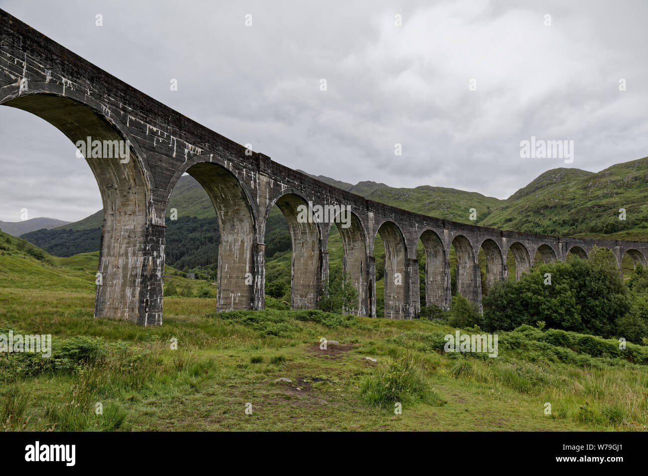 Viaduc de Glenfinnan - Écosse, Royaume-Uni Banque D'Images