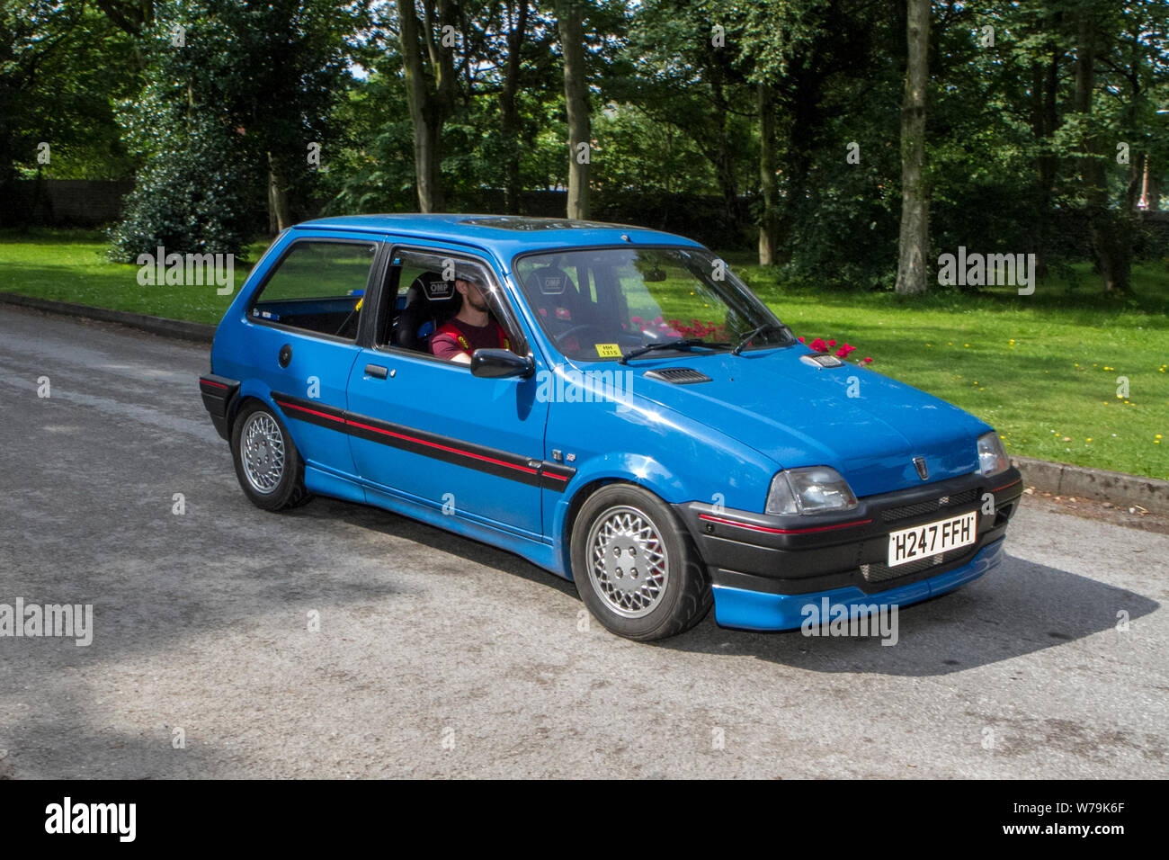 Motoring classics, historiques, vintage motors and collectibles 2019 ; Lytham Hall show, transport voitures collection de véhicules et des vétérans d'antan. Banque D'Images