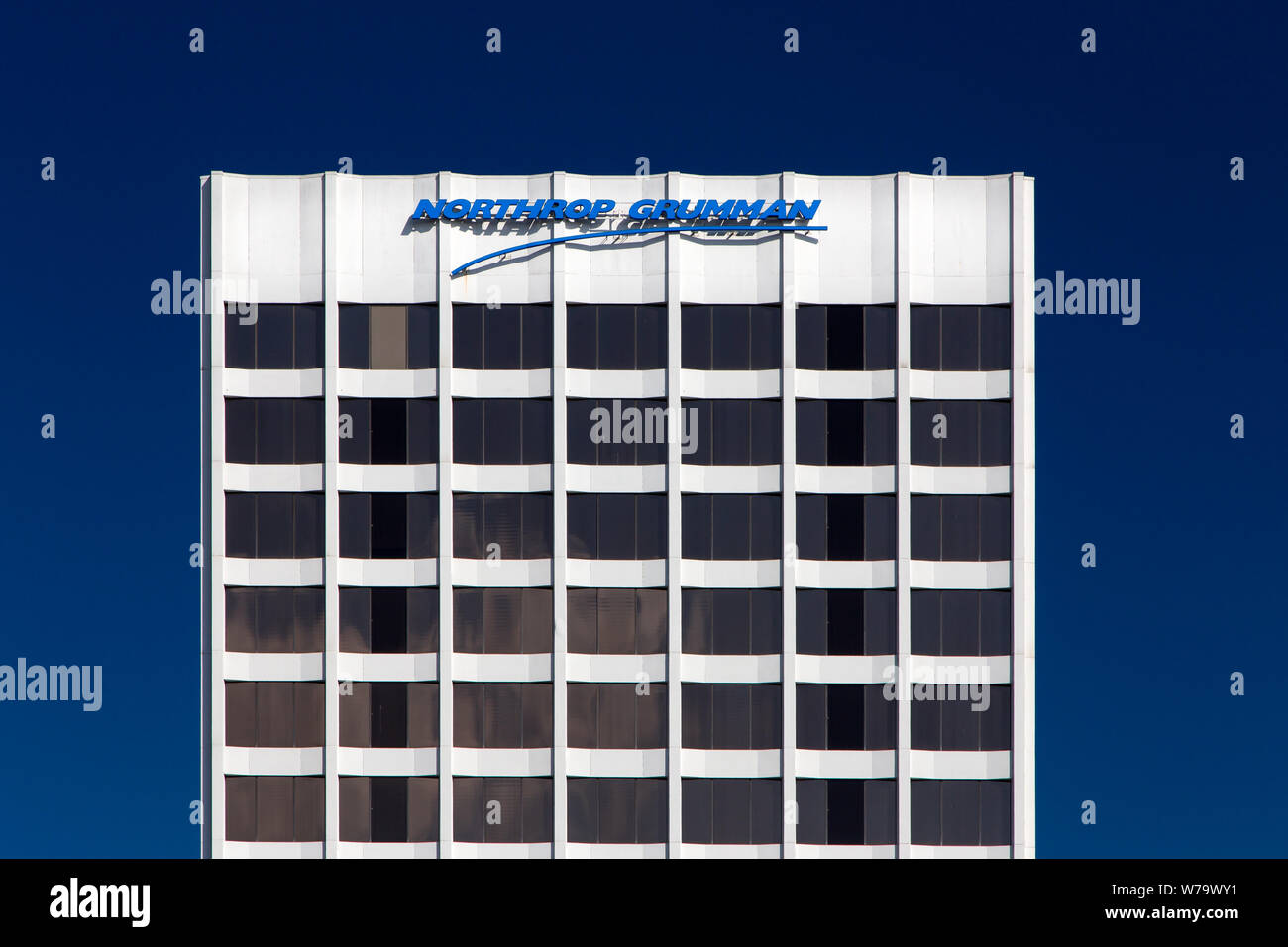 EL SEGUNDO, CA/USA - 13 octobre 2014 : Northop Grumman installation. Northrop Grumman Corporation est un Américain de l'aérospatiale et de la défense mondiale c Banque D'Images