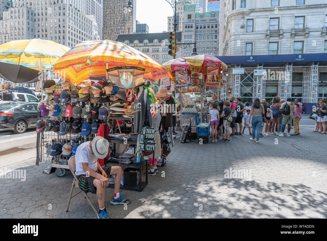 Grand Army Plaza - Cinquième Avenue, Manhattan, New York City, USA Banque D'Images