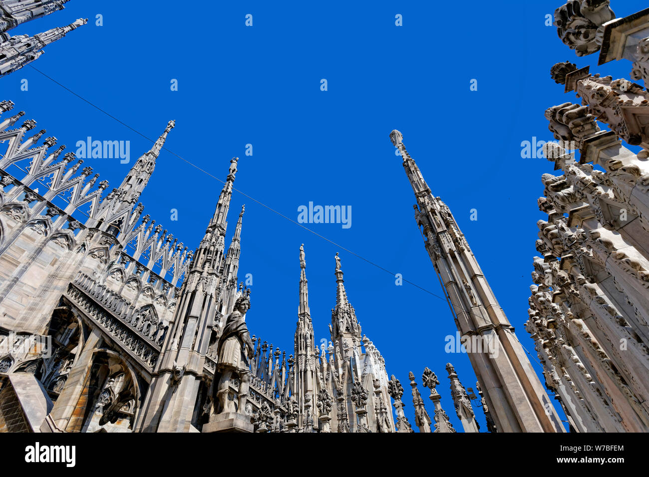 Duomo di Milano (la cathédrale de Milan), Italie Banque D'Images