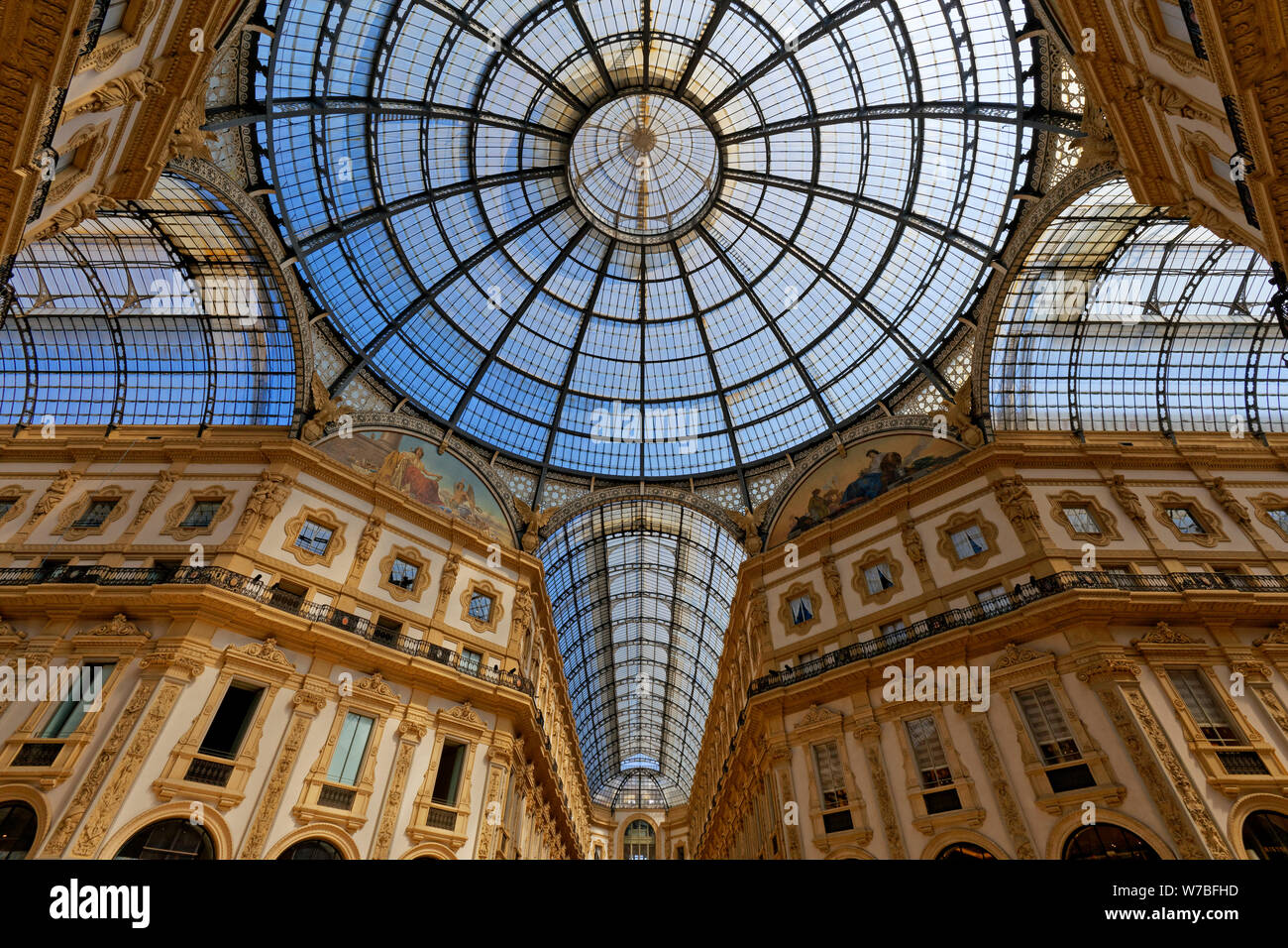 Galleria Vittorio Emanuele II, Milan, Italie Banque D'Images