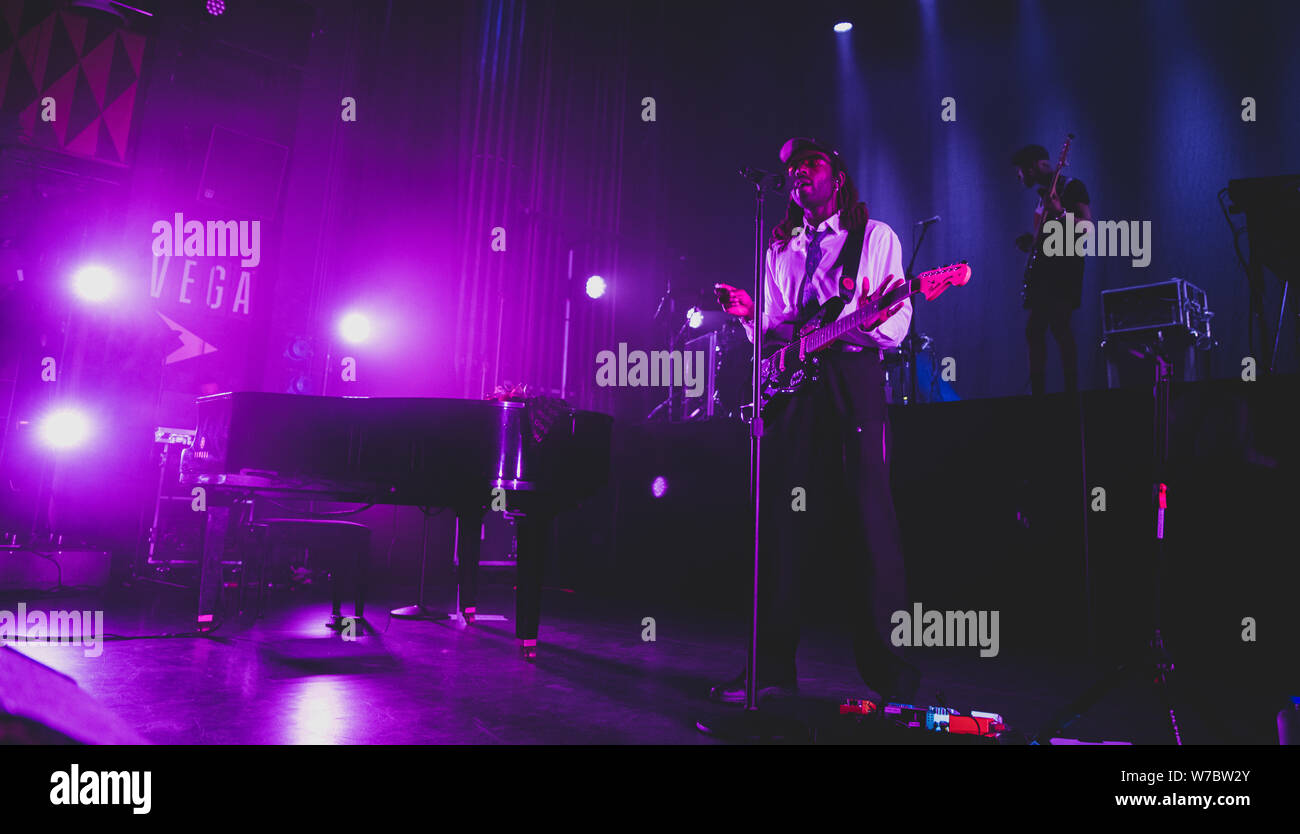 Copenhague, Danemark. Le 05 août, 2019. Le chanteur britannique, auteur-compositeur et musicien Orange Sanguine effectue un concert live à Vega à Copenhague. (Photo crédit : Gonzales Photo/Bransholm Nikolaj/Alamy Live News). Banque D'Images