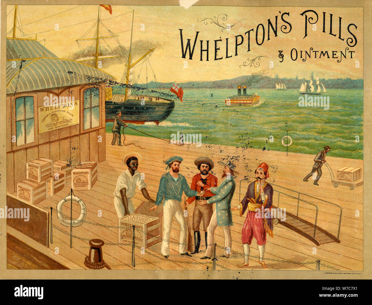 Whelpton's pilules et pommade, 19e siècle. Artiste : Inconnu Banque D'Images