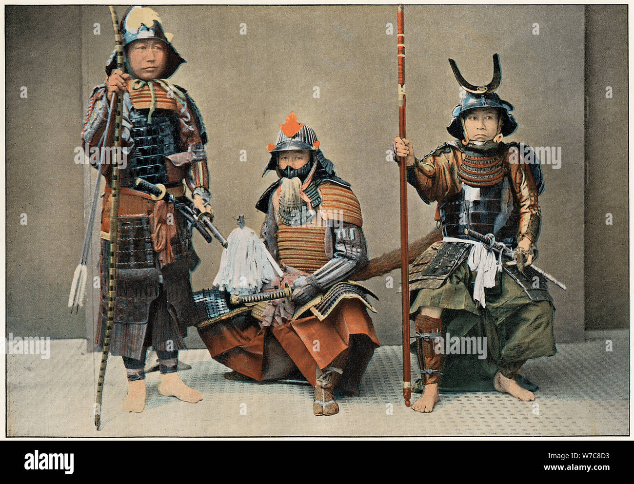 "D'un groupe de samouraïs', c1890. Artiste : Inconnu Banque D'Images