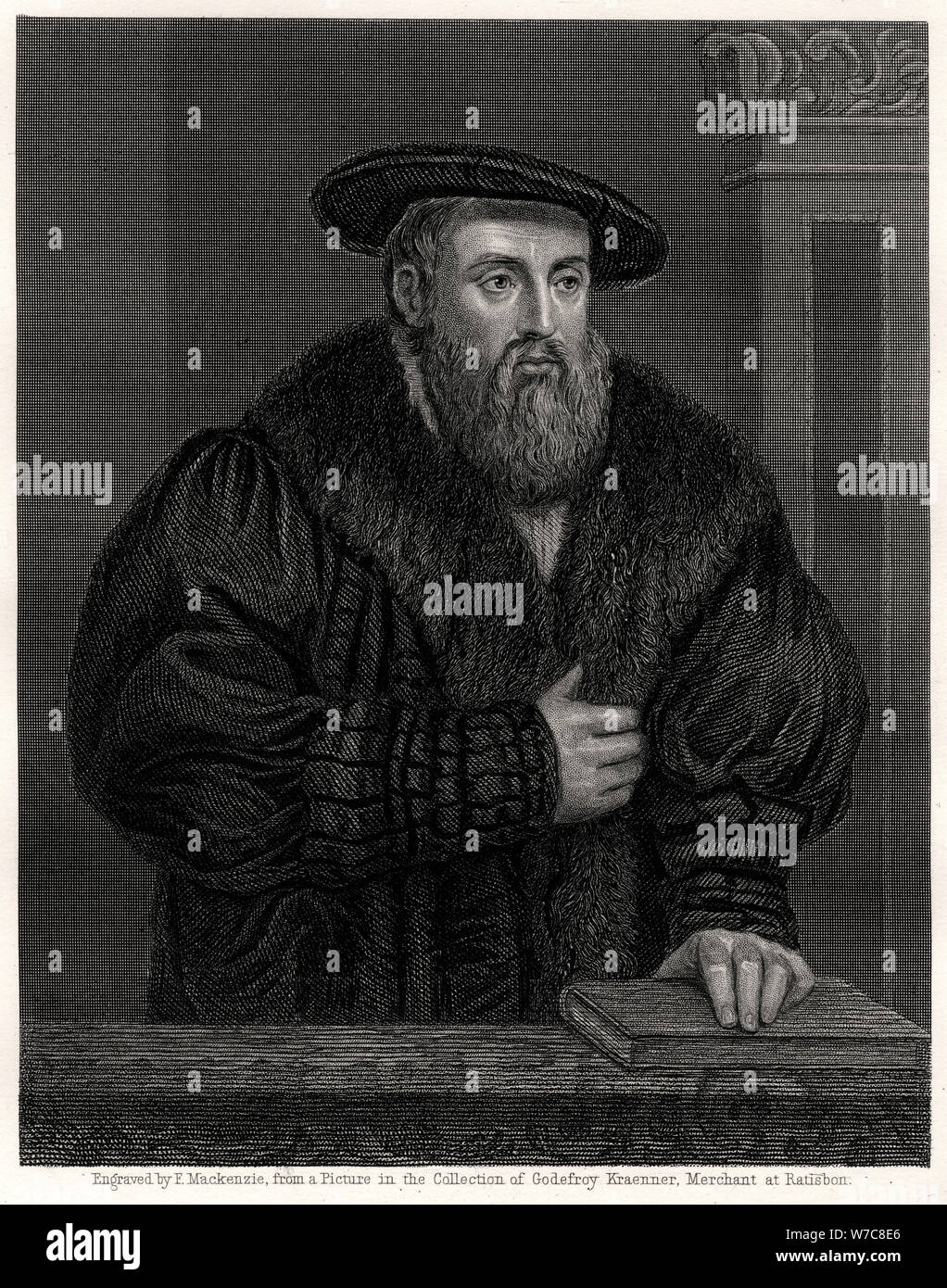 Johannes Kepler, astronome allemand, (19ème siècle). Artiste : Mackenzie F Banque D'Images