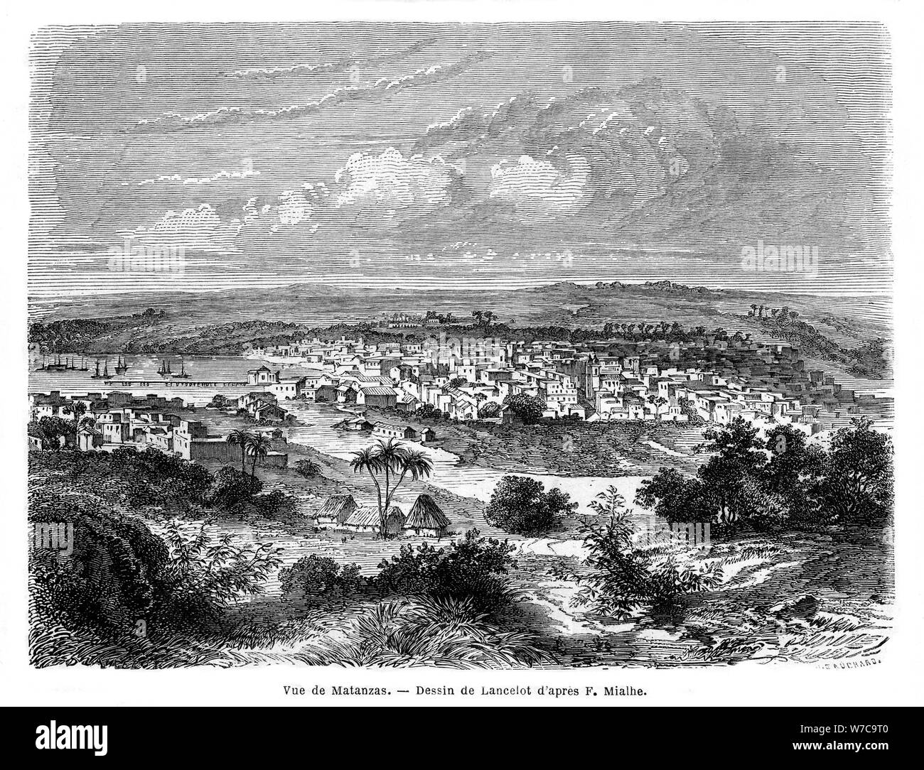 Matanzas, Cuba, 1859. Artiste : Lancelot Banque D'Images