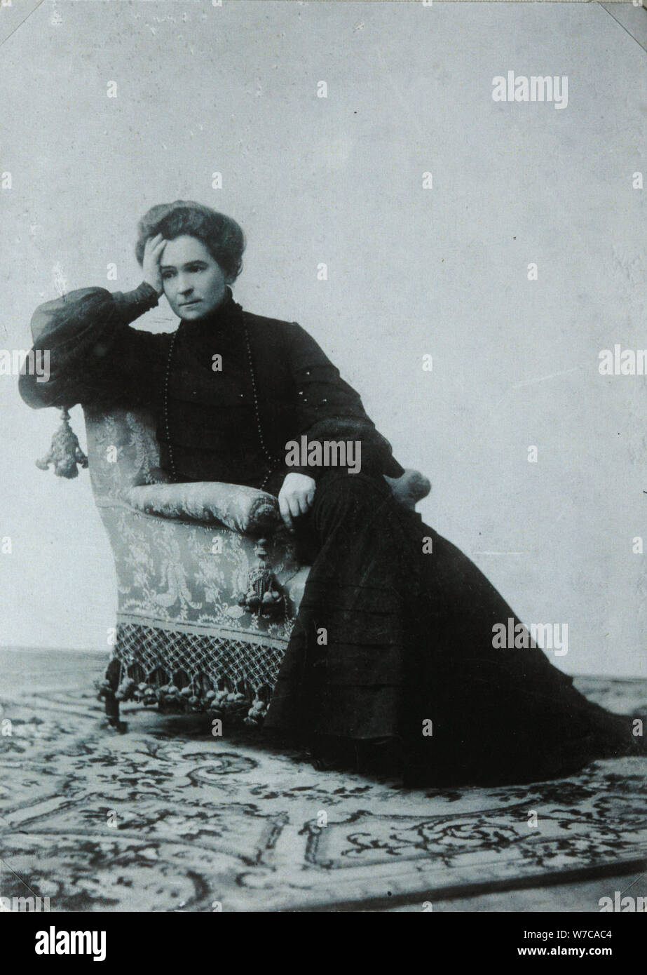 Olga Leonardovna Knipper-Chekhova, 1904. Artiste : Photo Studio S. Kogan Banque D'Images