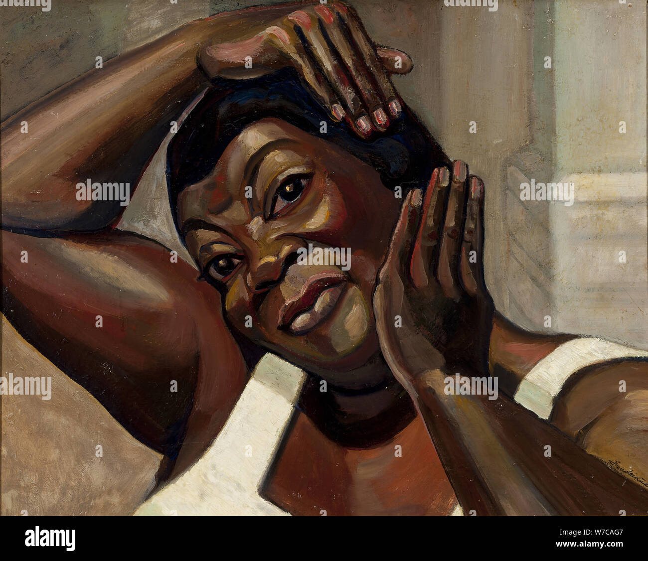 Ruby Elzy dans Porgy and Bess, 1935. Artiste : Sudeykin, Sergei Yurievich (1882-1946) Banque D'Images