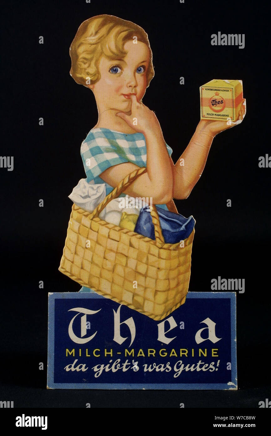 Thea Margarine, années 1950. Banque D'Images