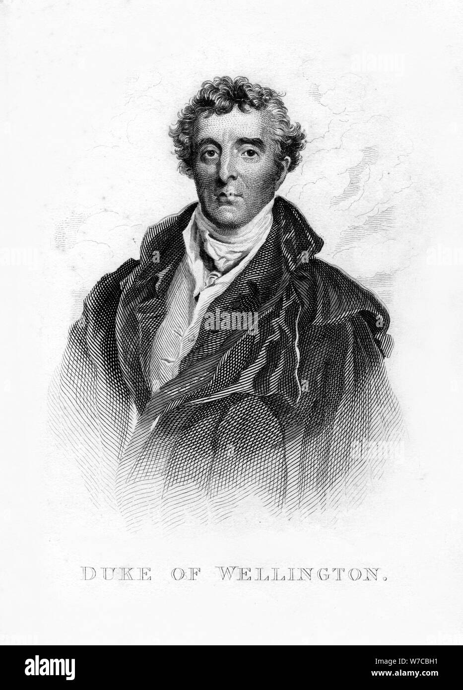 Arthur Wellesley, 1er duc de Wellington, soldat britannique et homme d'État, 19ème siècle. Artiste : Inconnu Banque D'Images
