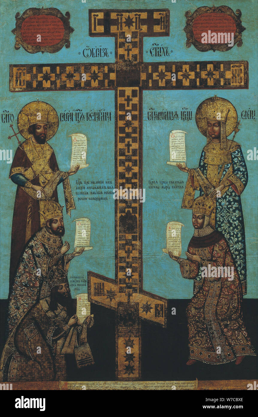 La Vraie Croix de l'Île Kiy. Banque D'Images