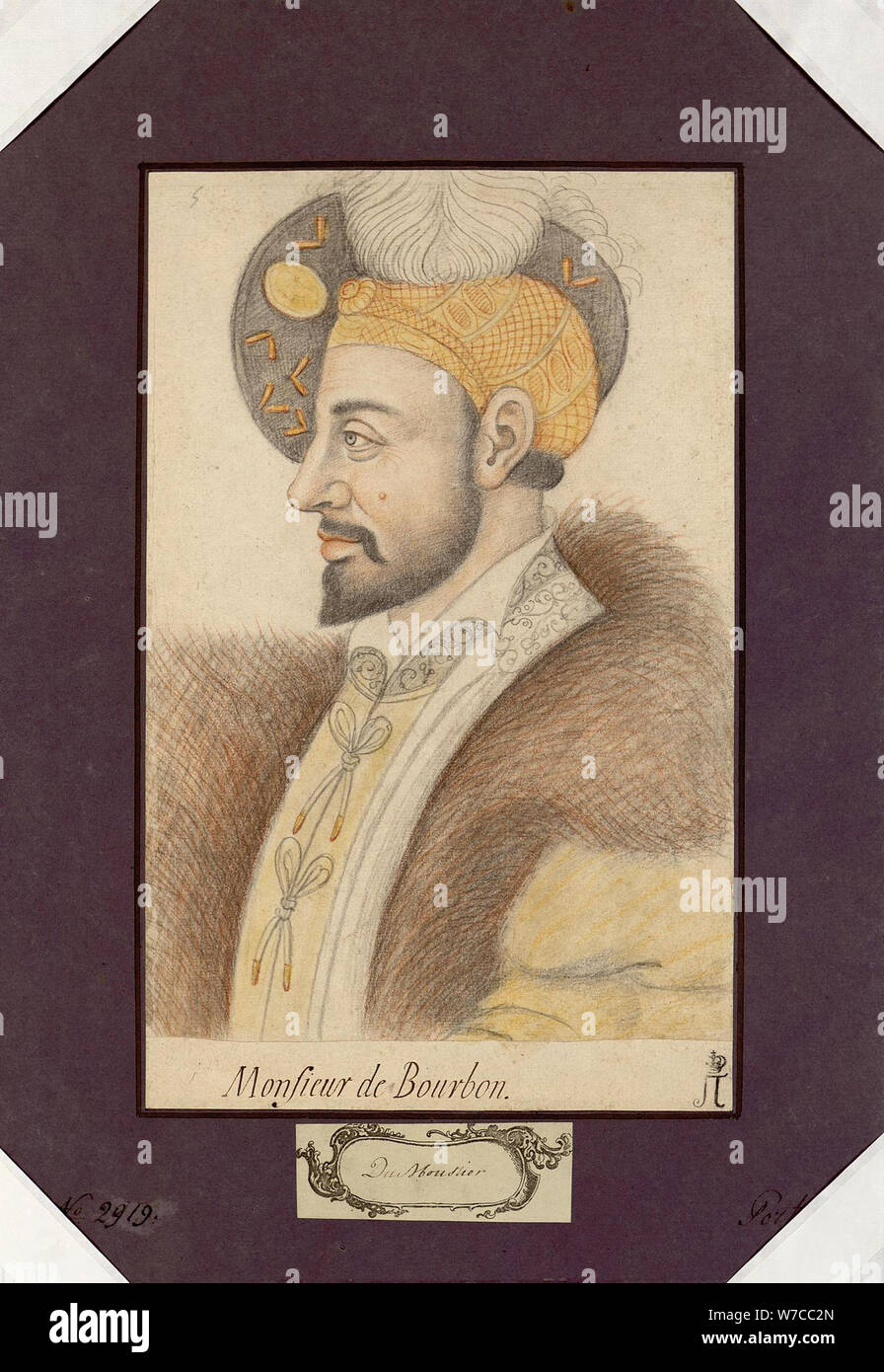 Portrait de Charles III, duc de Bourbon (1490-1527), le connétable de Bourbon. Banque D'Images