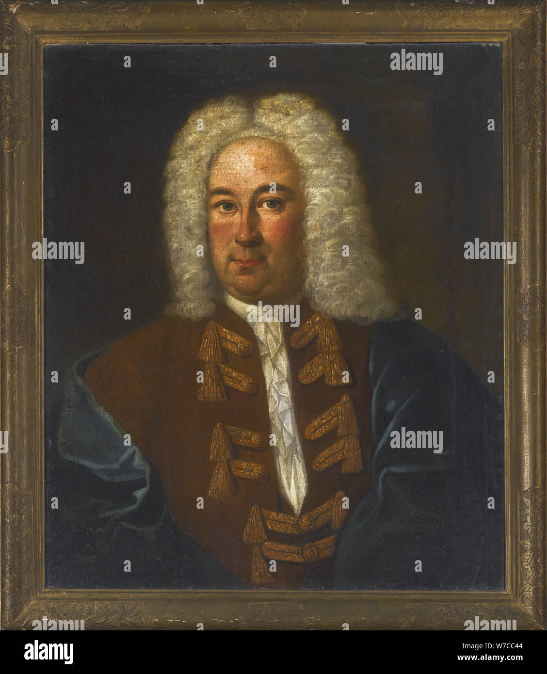 Portrait du compositeur George Frideric Handel (1685-1759). Banque D'Images