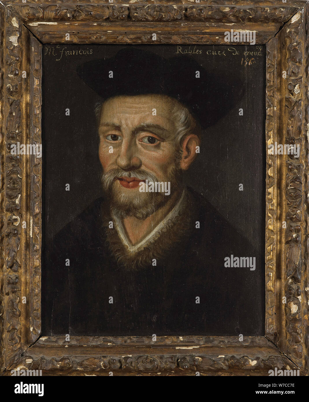 Portrait de François Rabelais (1494-1553). Banque D'Images