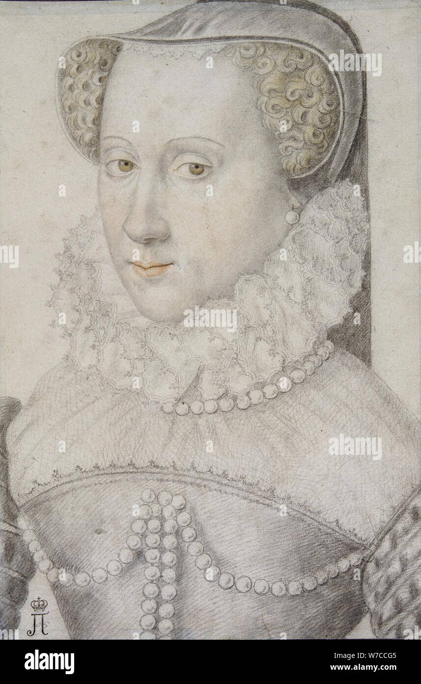 Portrait d'Anne d'Este (1531-1607), duchesse de Nemours. Banque D'Images