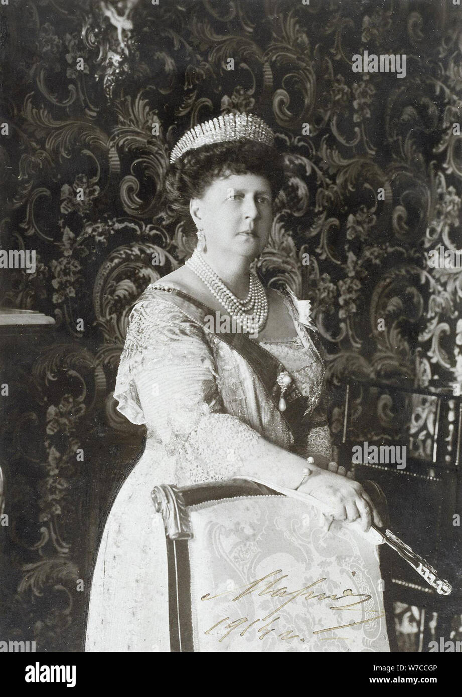 La grande-duchesse Maria Alexandrovna de Russie, duchesse d'Édimbourg et la duchesse de Saxe-cobourg et Goth Banque D'Images