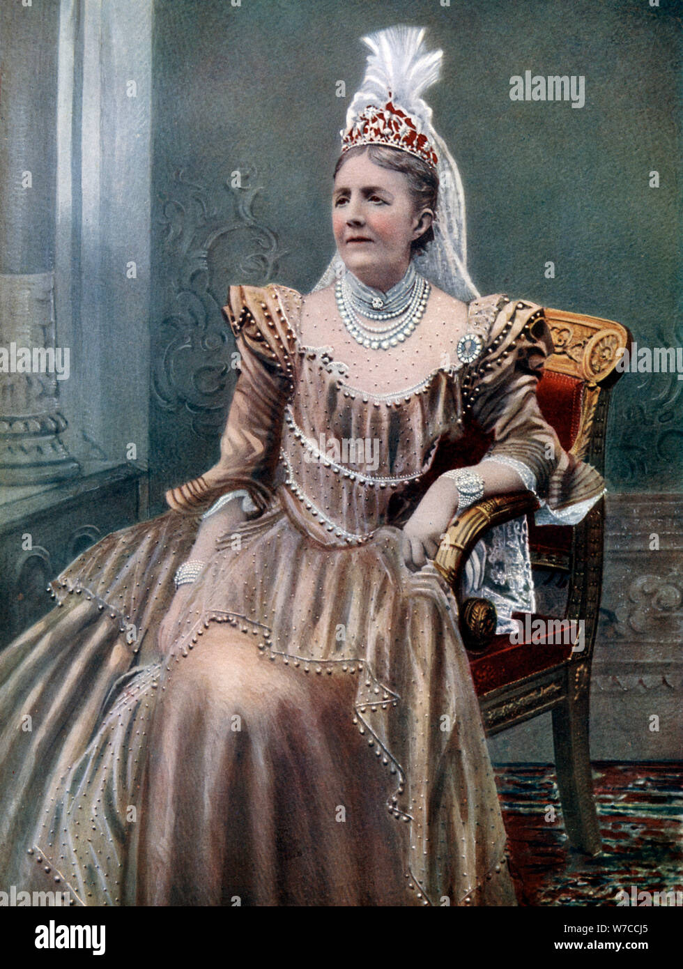 La Reine Sophie de Suède, fin du xixe ou début du xxe siècle. Artiste : Inconnu Banque D'Images