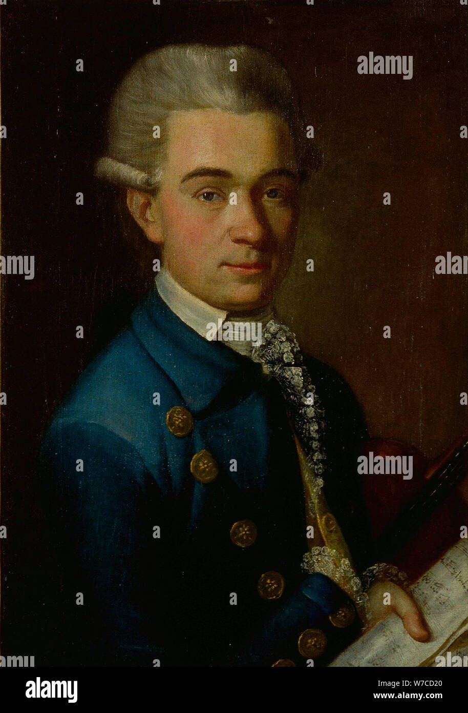 Portrait du compositeur Giovanni Battista Viotti (1755-1824). Banque D'Images