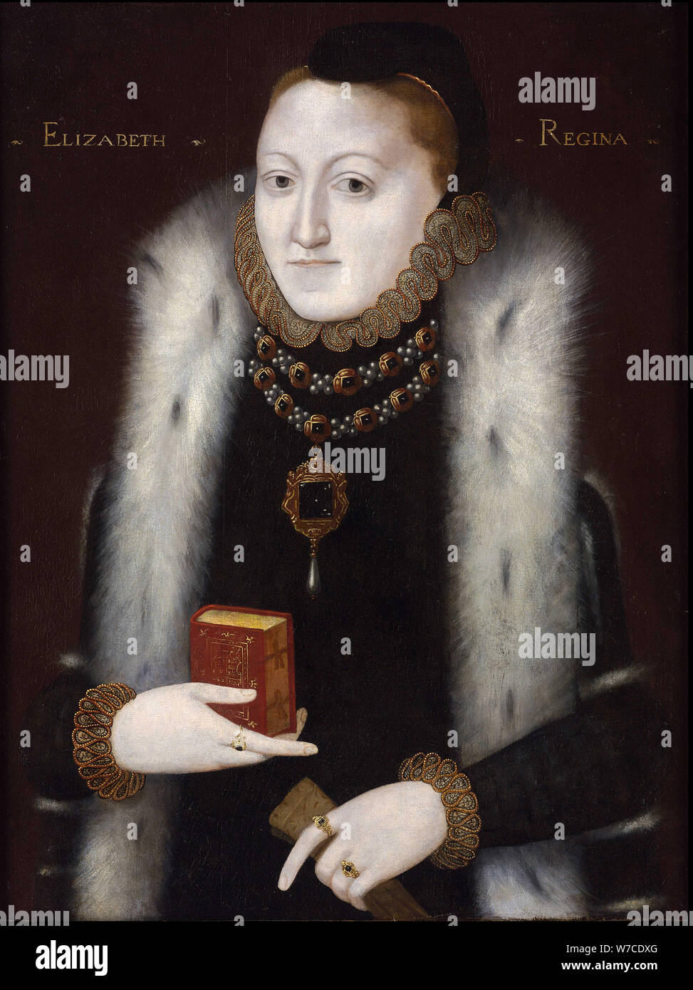 Portrait de la Reine Elizabeth I Maalouf (). Banque D'Images