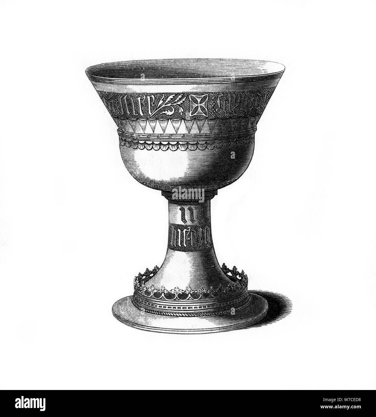 Cup, 1347, (1843).Artiste : Henry Shaw Banque D'Images