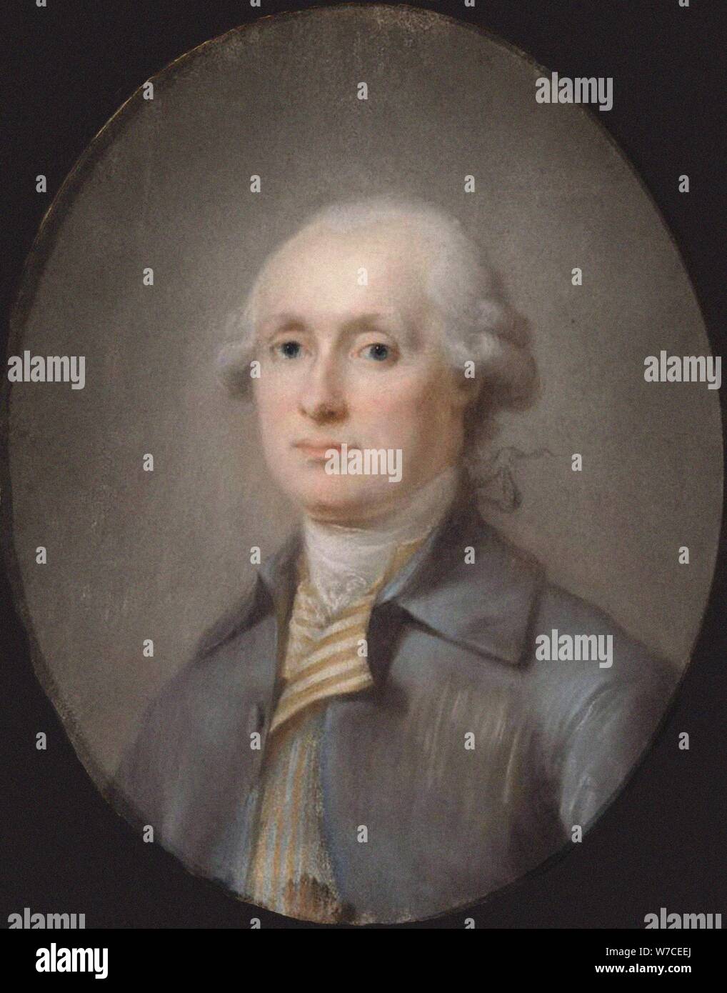 Portrait de Marie Jean Antoine Nicolas Caritat, Marquis de Condorcet (1743-1794). Banque D'Images