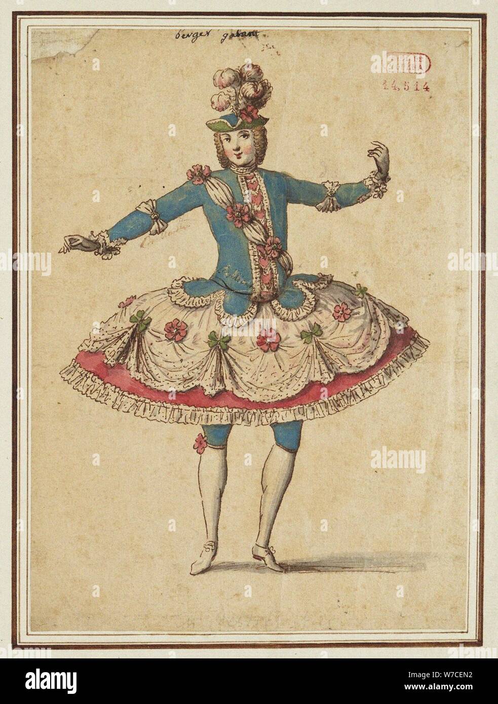 Les petits riens de ballet par Wolfgang Amadeus Mozart à l'Académie Royale de Musique de Paris sur 11 Banque D'Images