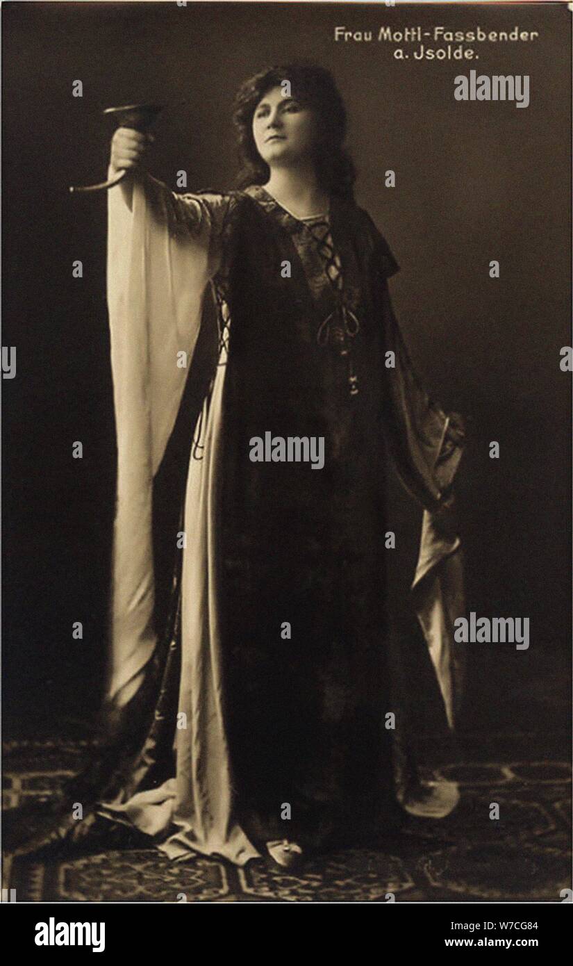 Zdenka Fassbender (1879-1954) comme Isolde à l'opéra Tristan et Isolde de Richard Wagner, Munich. Banque D'Images