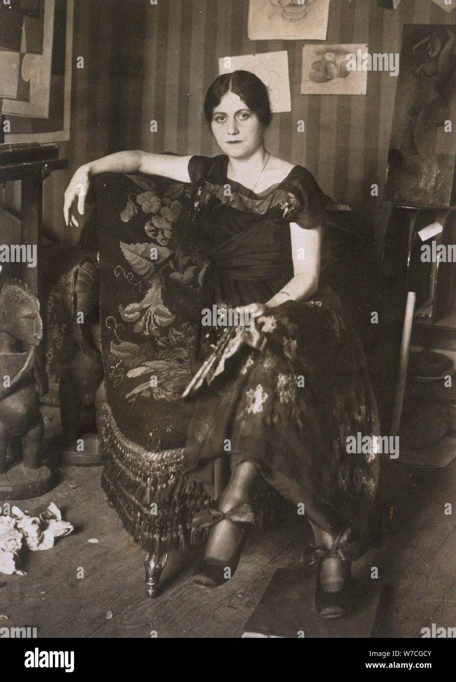 Olga Khokhlova, début des années 1920. Banque D'Images