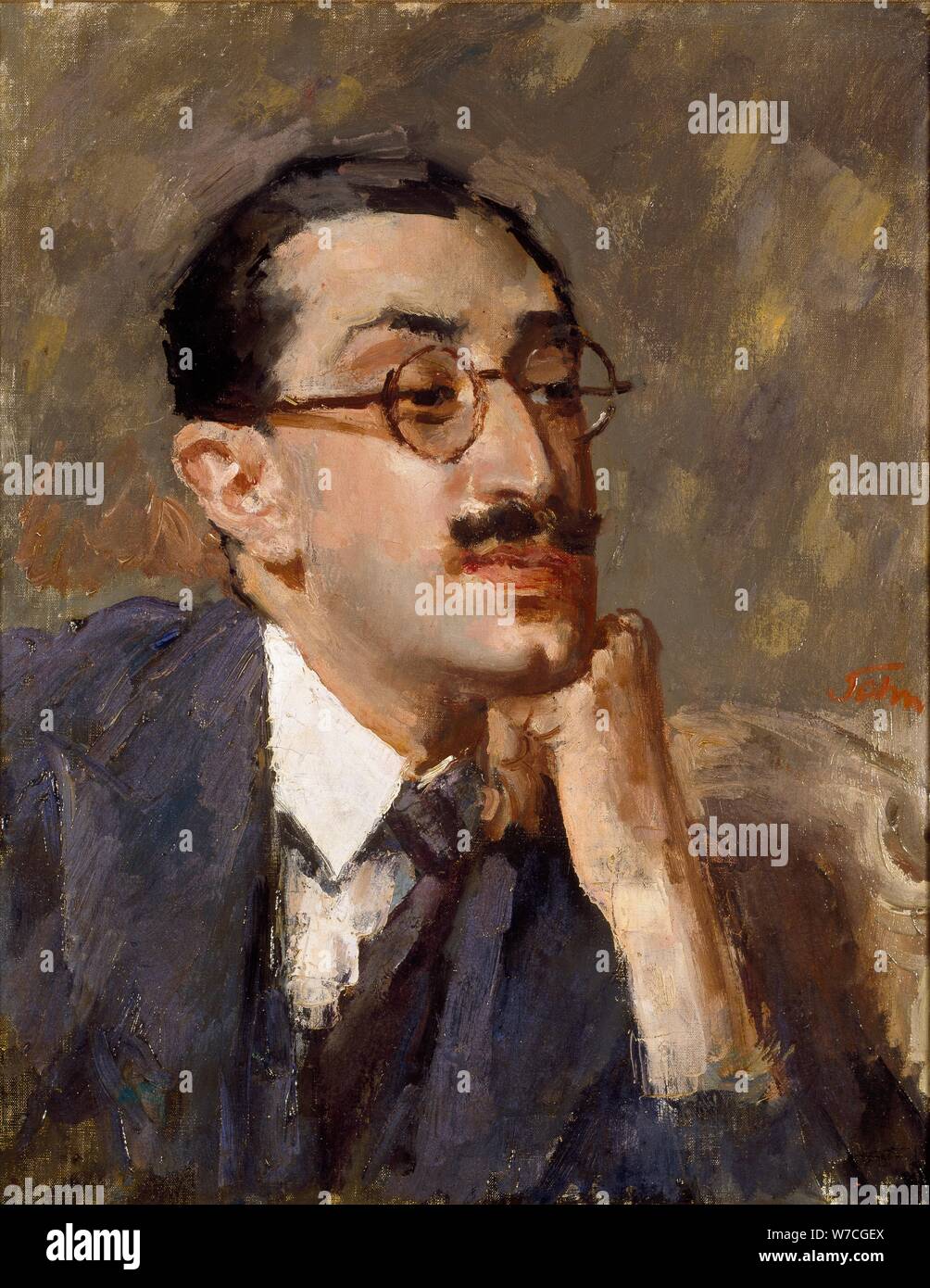 Villiers David, 1932. Artiste : Augustus John. Banque D'Images