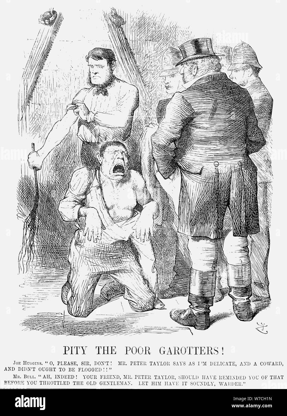 "Dommage que la Garotters !', 1872. Artiste : Inconnu Banque D'Images