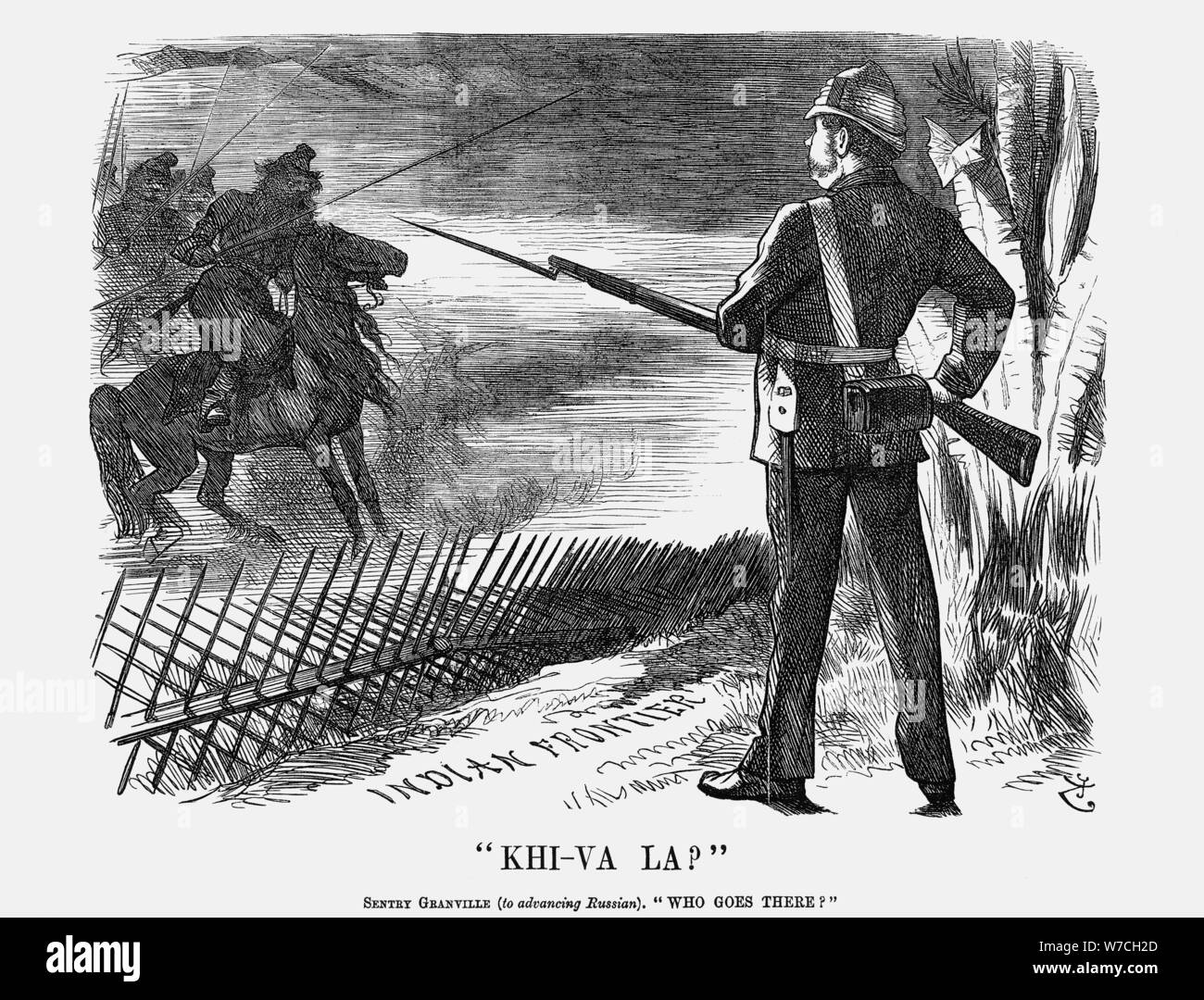 La Khi-Va ?, 1873. Artiste : John Tenniel Banque D'Images