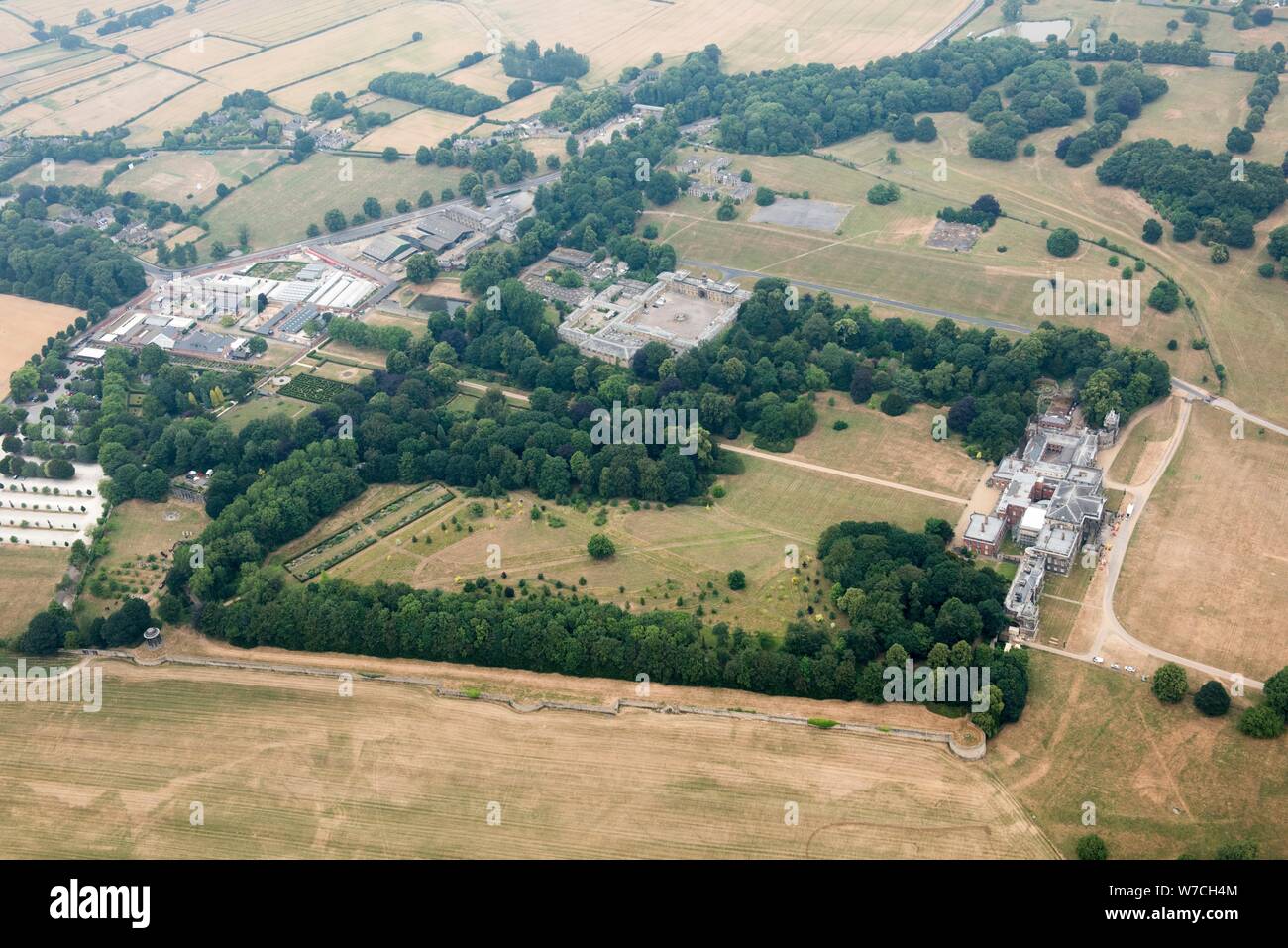 Parc Paysage, Wentworth Woodhouse, Wentworth, South Yorkshire, 2018. Créateur : Angleterre historique photographe personnel. Banque D'Images