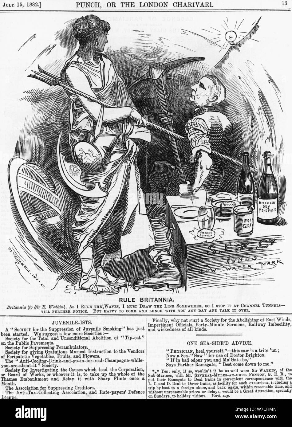 "Rule Britannia", 1882. Artiste : Inconnu Banque D'Images