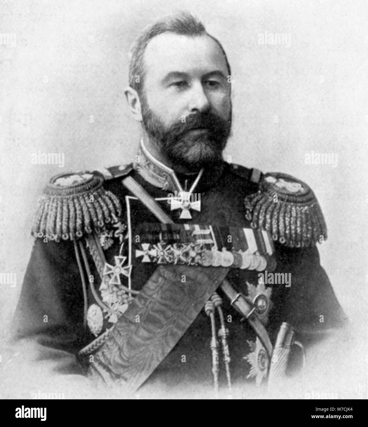 Alexei Nikolaievich Kouropatkine, guerre russo-japonaise, 1904-05. Artiste : Inconnu Banque D'Images