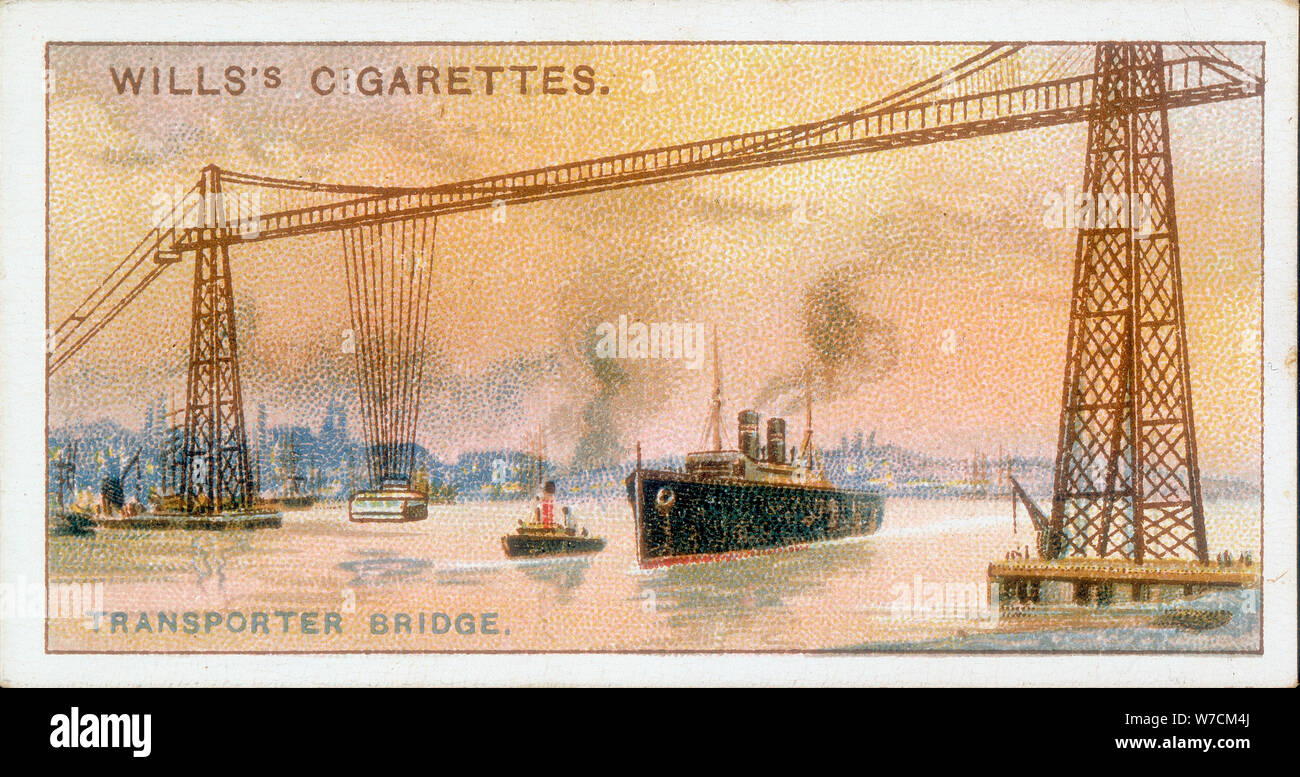 Transporter Bridge, Edinburgh, Ecosse. Artiste : Inconnu Banque D'Images