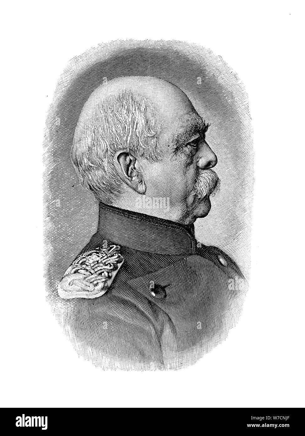 Otto von Bismarck, homme d'État allemand, 1885. Artiste : Inconnu Banque D'Images