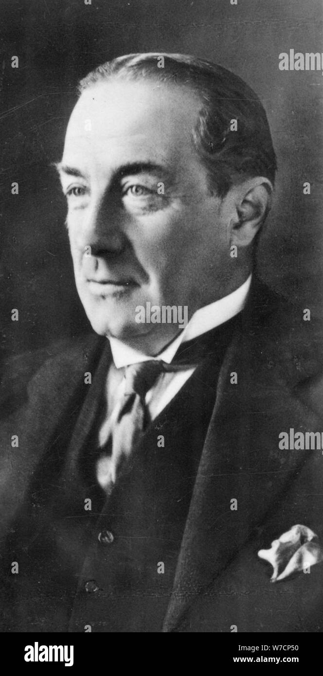 Stanley Baldwin (1867-1947), lst Earl Bewdley, homme politique conservateur britannique, c1932. Artiste : Inconnu Banque D'Images