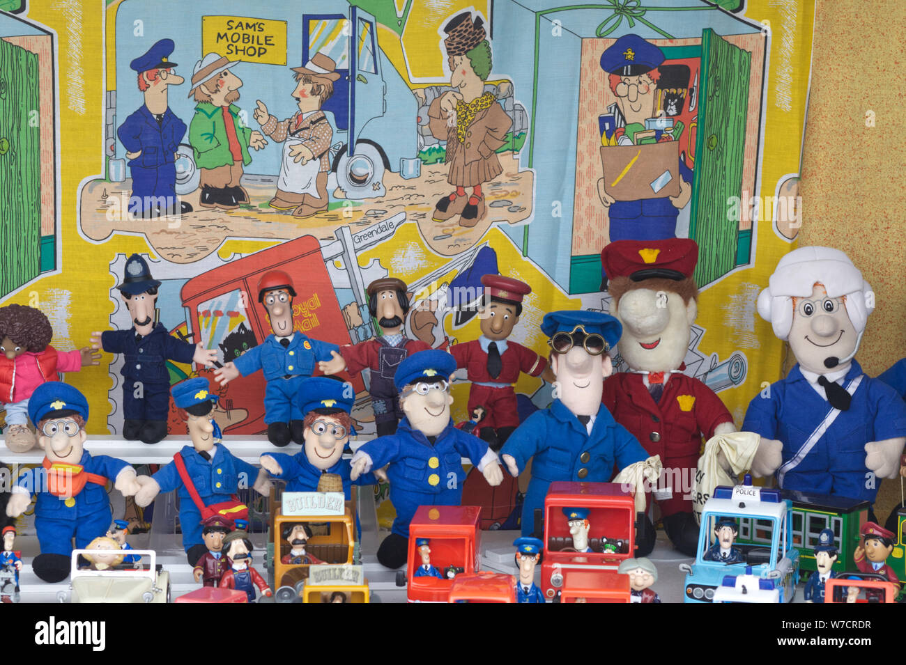 Jouets anciens de collection afficher Banque D'Images