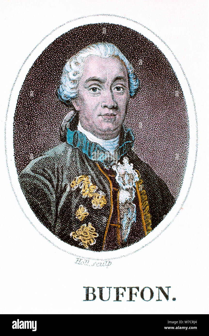 George-Louis Leclerc, Comte de Buffon, naturaliste français, 18e siècle. Artiste : Holl Banque D'Images