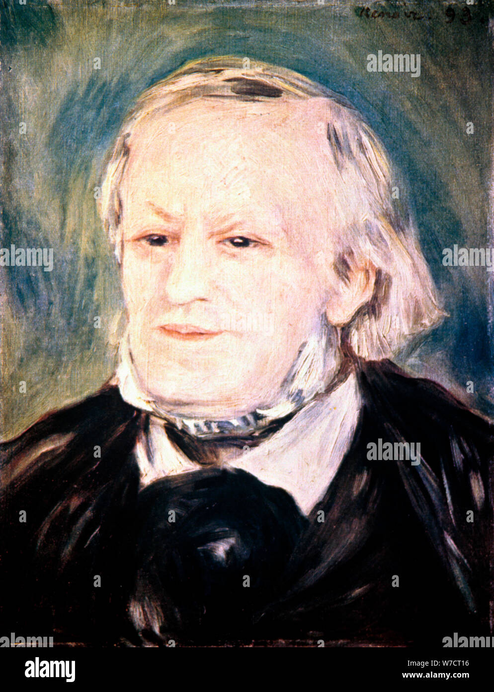 Richard Wagner (1813-1883), compositeur, chef d'orchestre, et l'essayiste, 1882. Artiste : Pierre-Auguste Renoir Banque D'Images