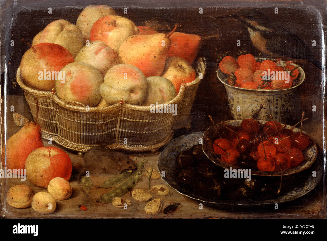 "La vie avec fruit', fin 16ème/début du 17e siècle. Artiste : Georg Flegel Banque D'Images