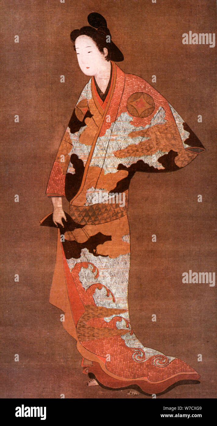 Costume japonais, 20e siècle. Artiste : Inconnu Banque D'Images