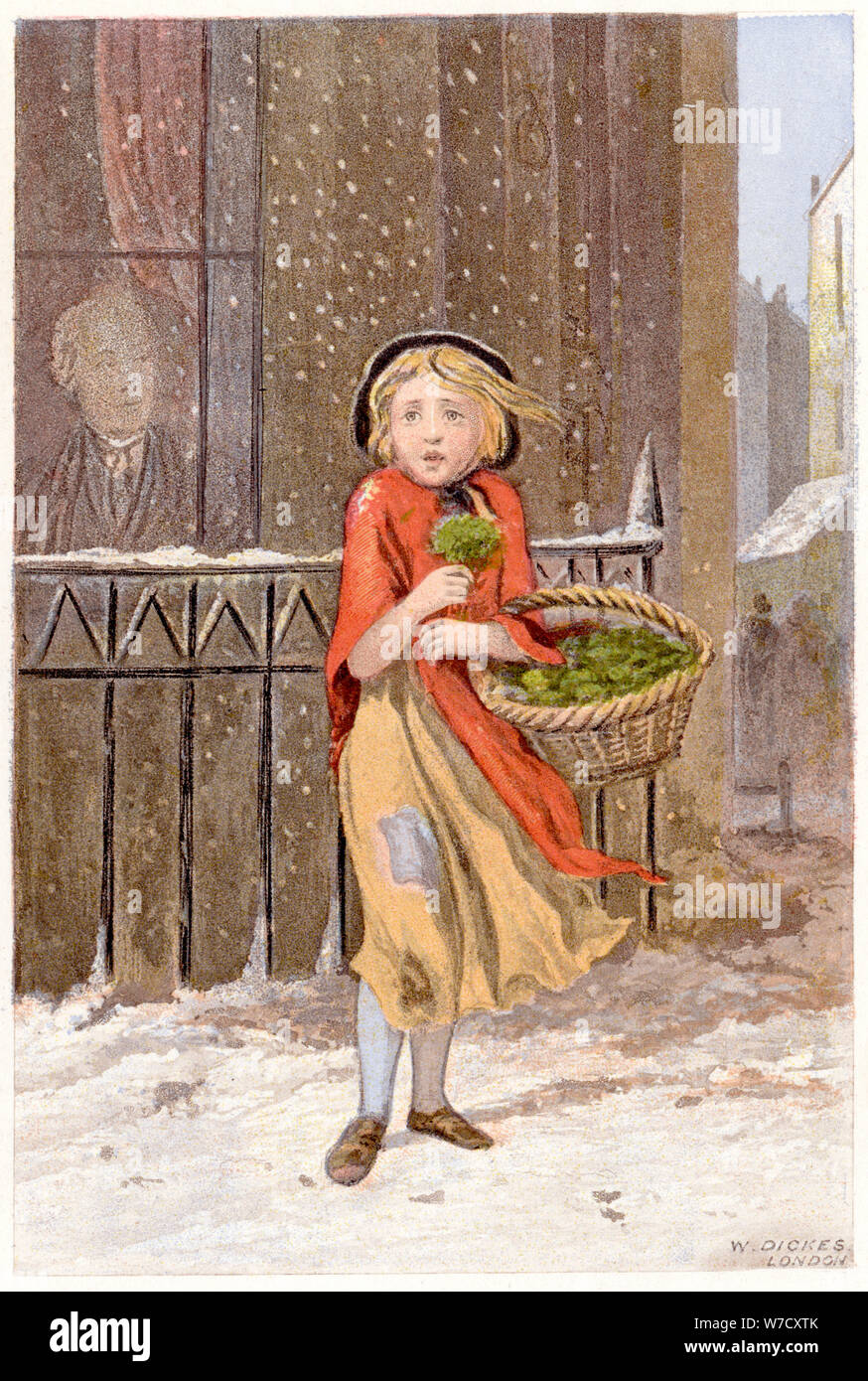 Vendeur de cresson, c1880. Artiste : Inconnu Banque D'Images