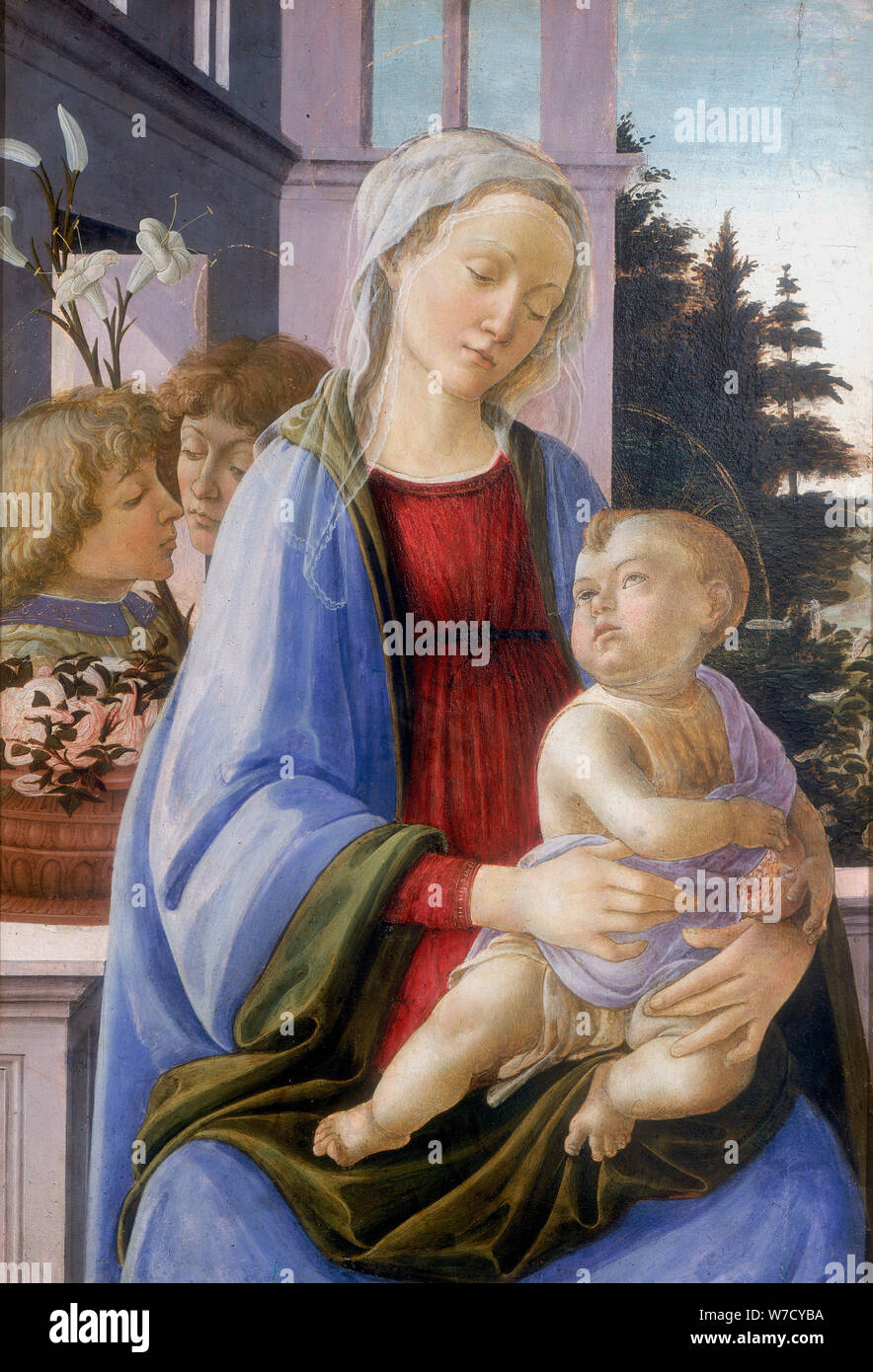 Tableau Vittore Crivelli – Vierge à L’Enfant Avec Anges, Prêt à Accrocher