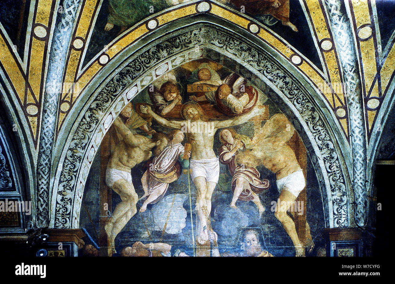 'Crucifixion', 16ème siècle. Artiste : Gaudenzio Ferrari Banque D'Images