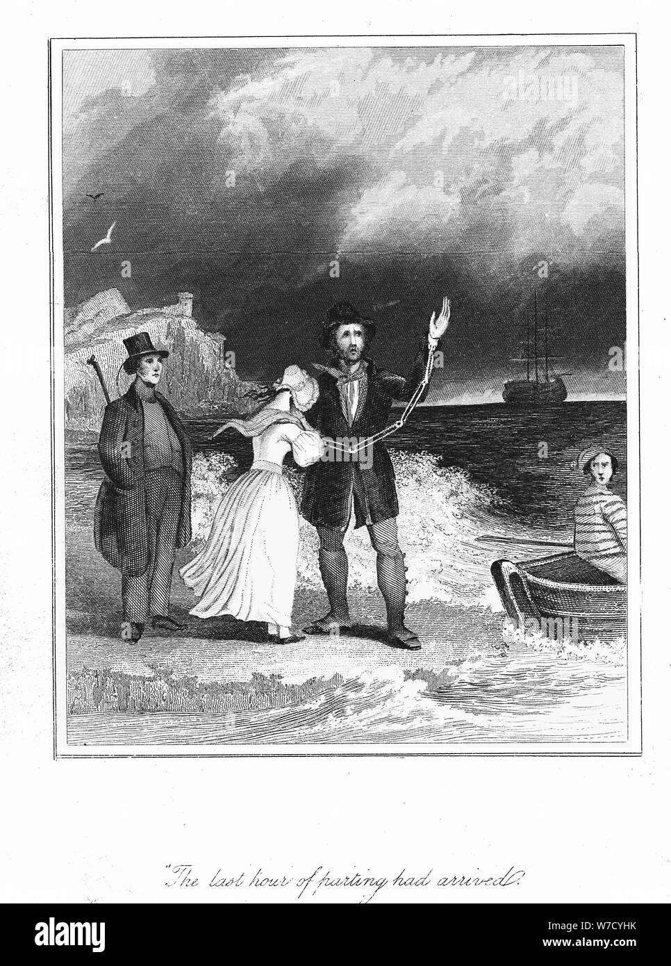 Le transport vers l'Australie, c1830. Artiste : Anon Banque D'Images