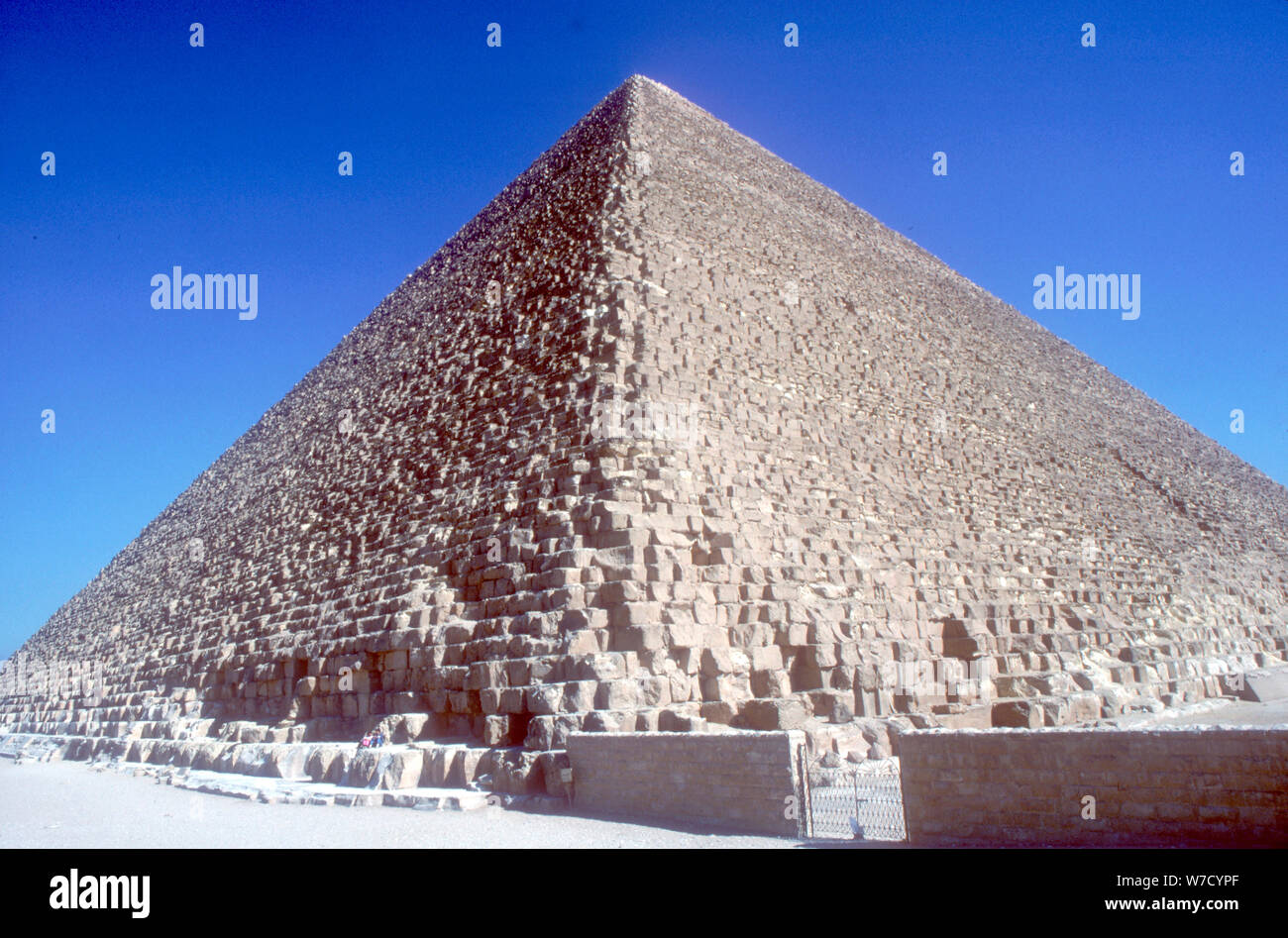 Pyramide de Chéops (Khéops), Giza, Egypte, 4ème dynastie, 26ème siècle avant J.-C.. Artiste : Inconnu Banque D'Images